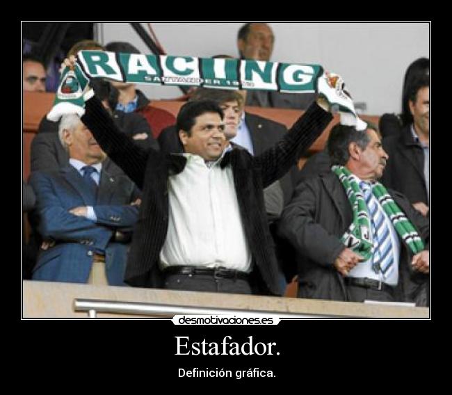 Estafador. - Definición gráfica.