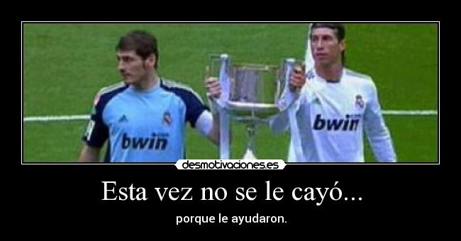 Esta vez no se le cayó... -