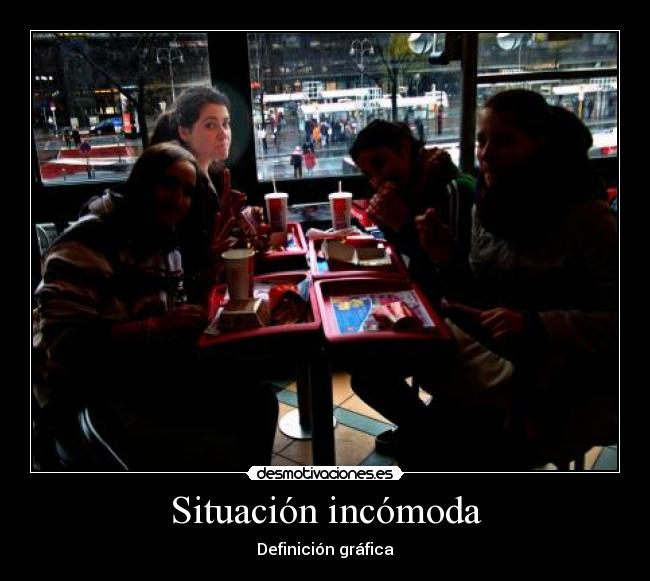 Situación incómoda - Definición gráfica