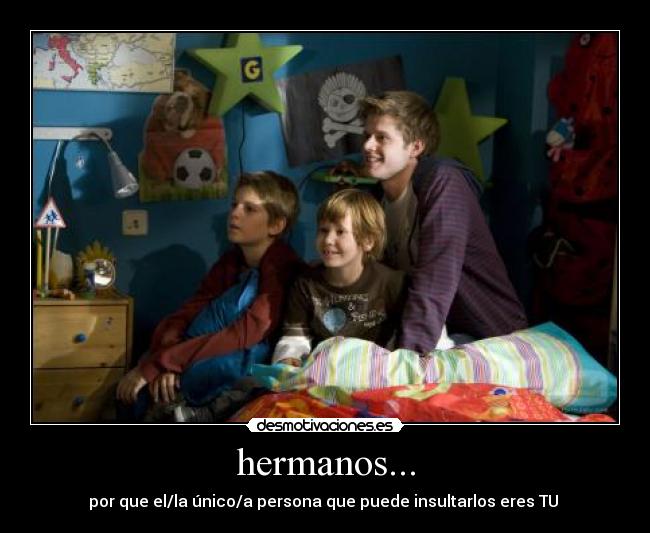 carteles hermanos desmotivaciones