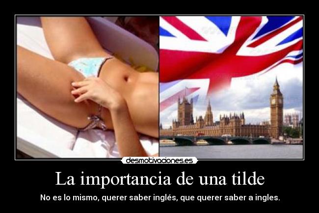 La importancia de una tilde -