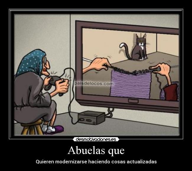 Abuelas que - Quieren modernizarse haciendo cosas actualizadas