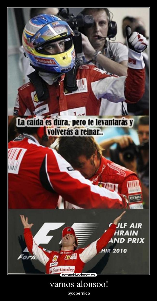 vamos alonsoo! - by:qpernico
