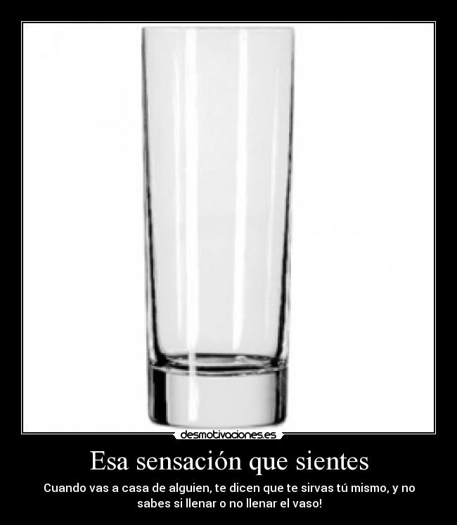 Esa sensación que sientes -