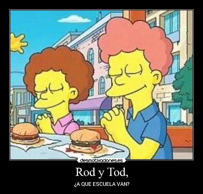 Rod y Tod, - ¿A QUE ESCUELA VAN?