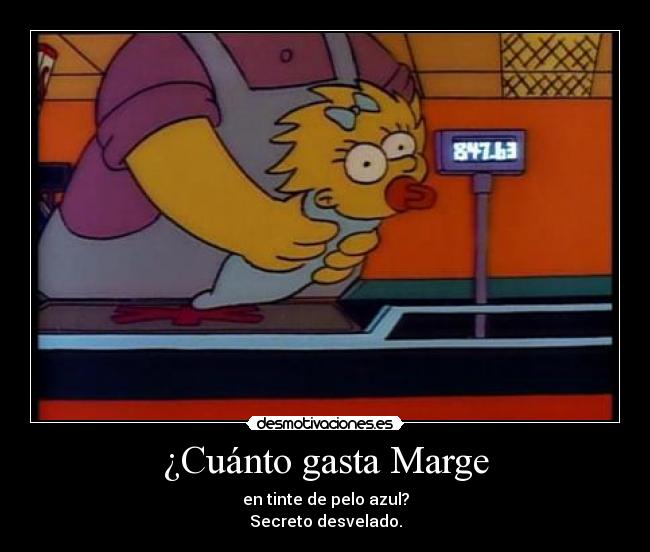 ¿Cuánto gasta Marge -