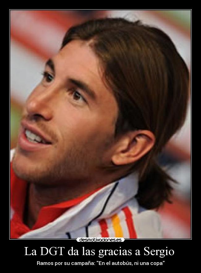 La DGT da las gracias a Sergio -