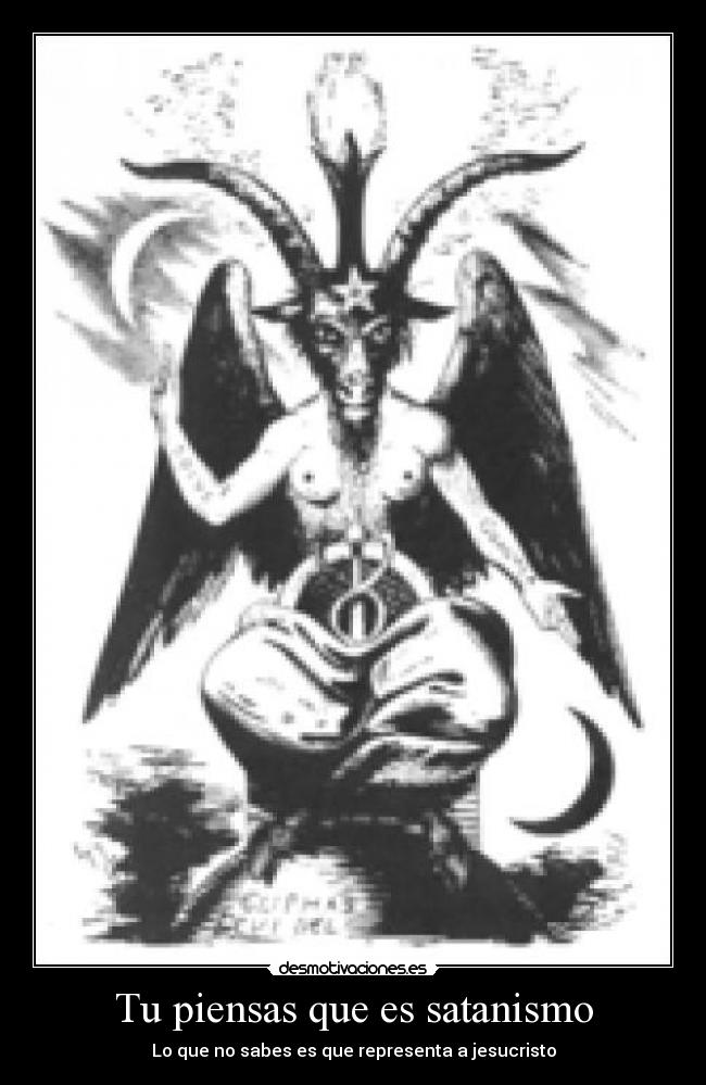 carteles satan baphometh jesus chucknorris desmotivaciones