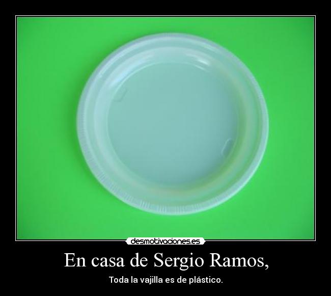 En casa de Sergio Ramos, - 