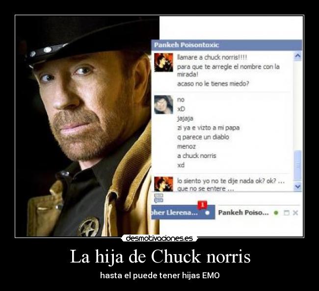 La hija de Chuck norris - 