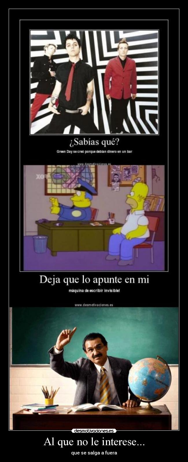 Al que no le interese... - que se salga a fuera