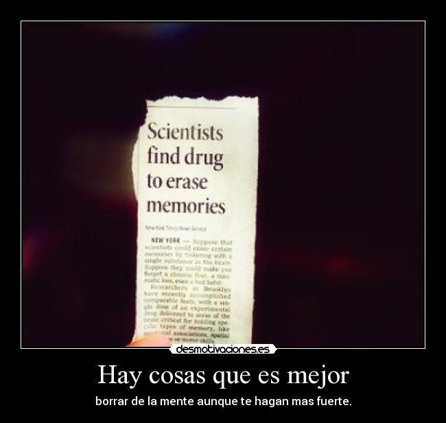 Hay cosas que es mejor - 