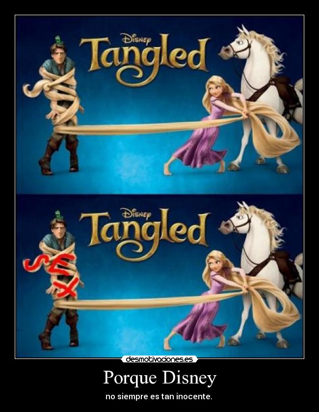 Porque Disney - no siempre es tan inocente.