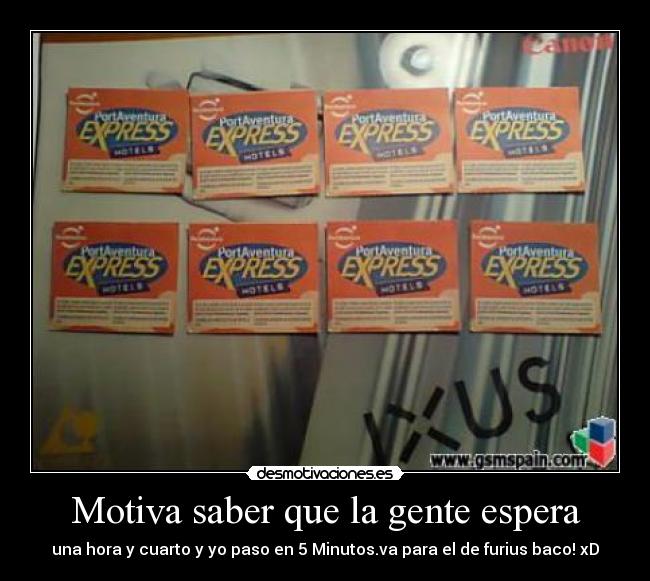 Motiva saber que la gente espera -