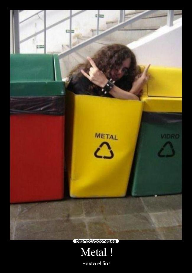 carteles metal desmotivaciones