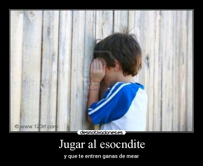 Jugar al esocndite -