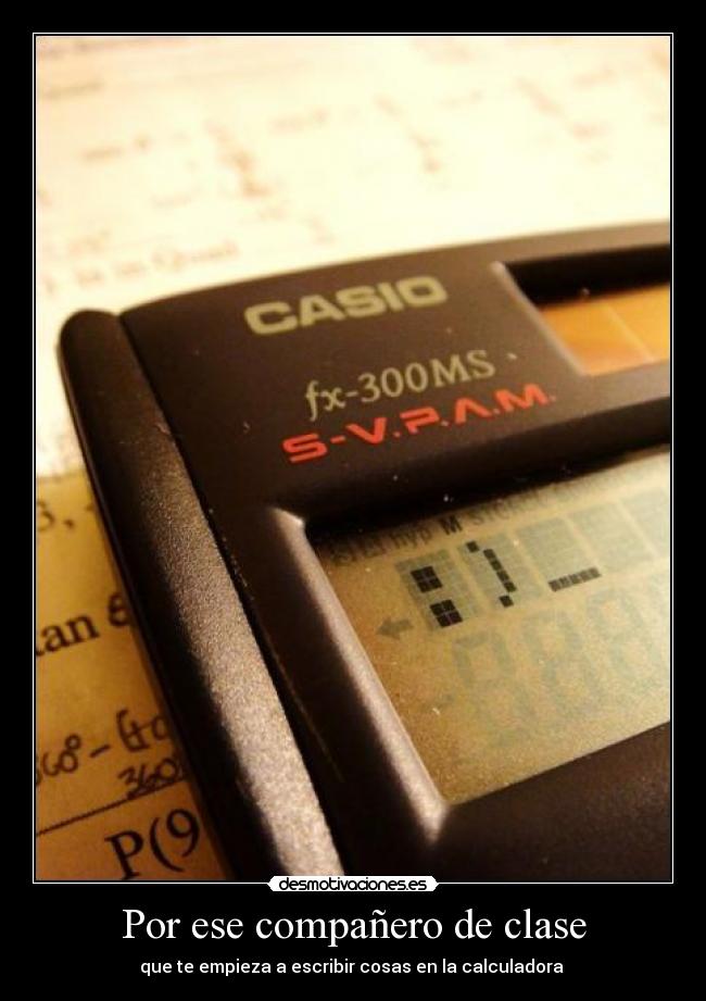 Por ese compañero de clase - 