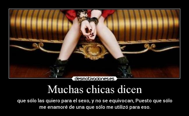 Muchas chicas dicen - 