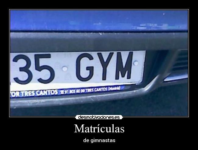 Matrículas -