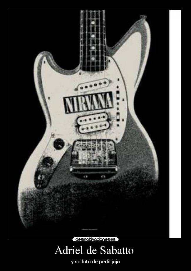 Adriel de Sabatto - y su foto de perfil jaja