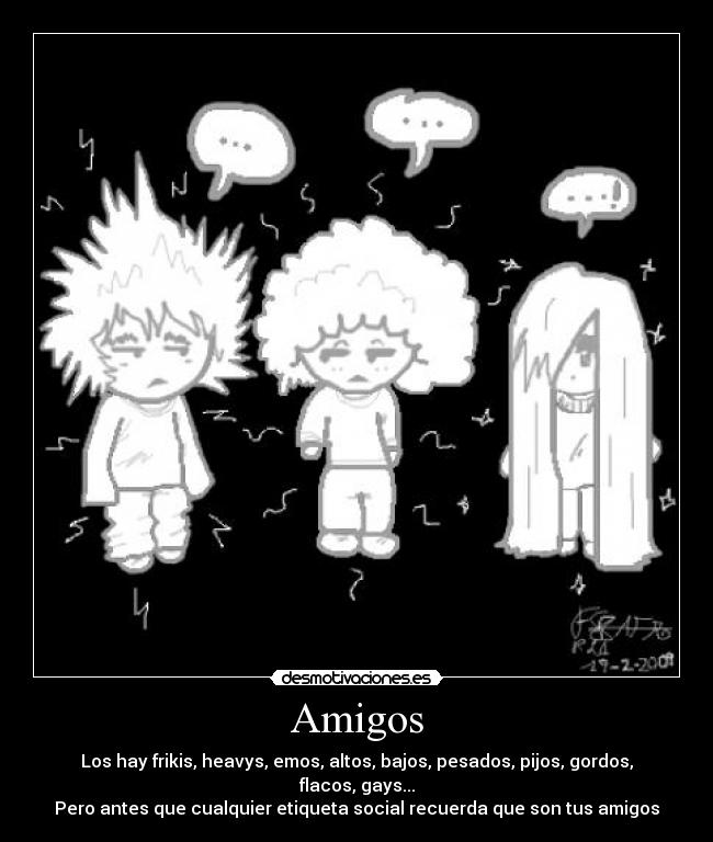 carteles amigos amigos desmotivaciones