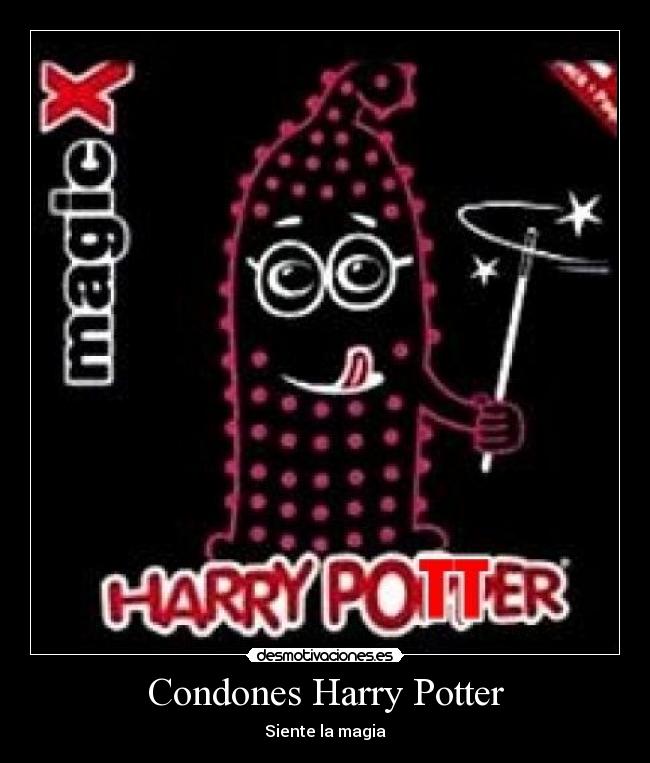 Condones Harry Potter - Siente la magia