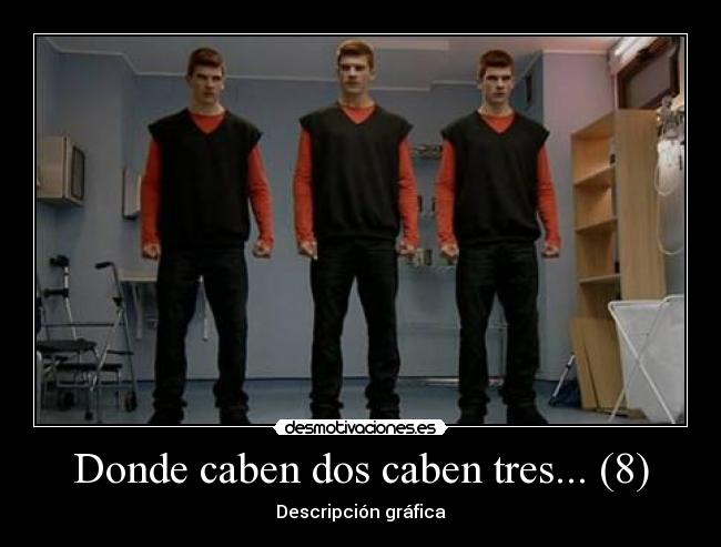 Donde caben dos caben tres... (8) - Descripción gráfica