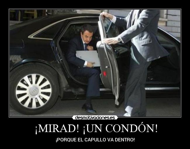 ¡MIRAD! ¡UN CONDÓN! -