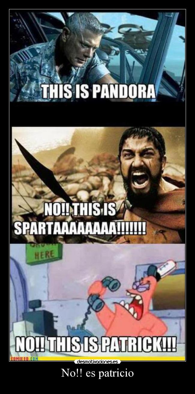 carteles sparta avatar bob esponja desmotivaciones