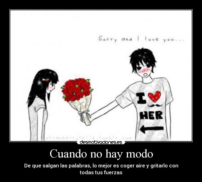 Cuando no hay modo -