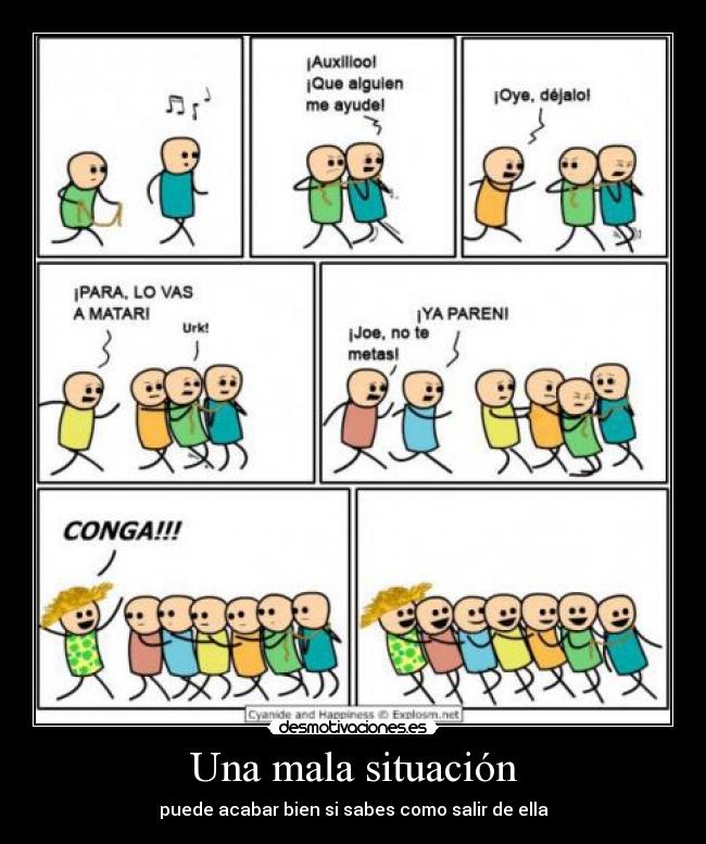 Una mala situación -