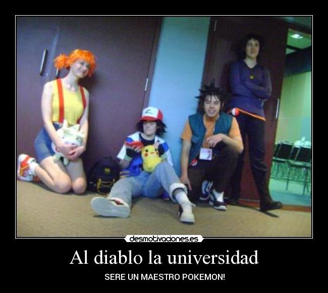 carteles maestro pokemon desmotivaciones