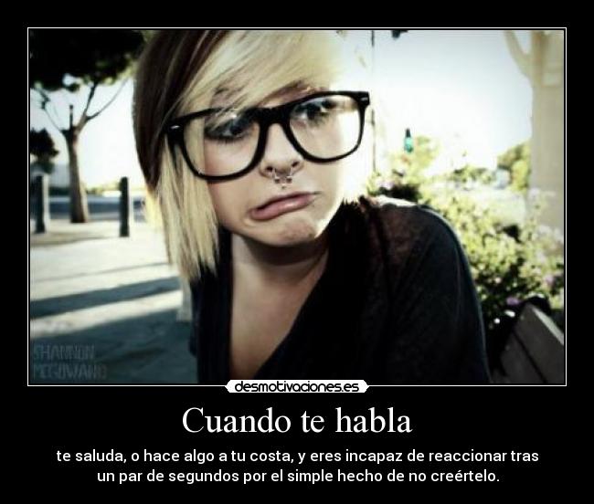 Cuando te habla - 