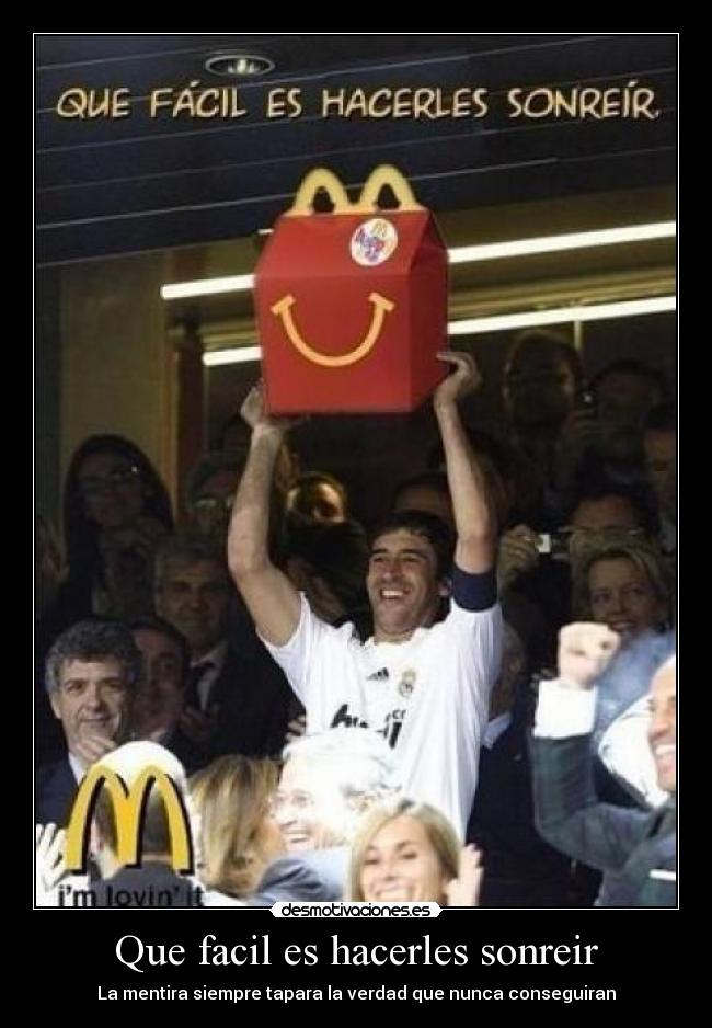 Que facil es hacerles sonreir -