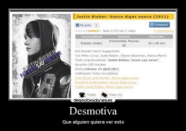 Desmotiva - Que alguien quiera ver esto