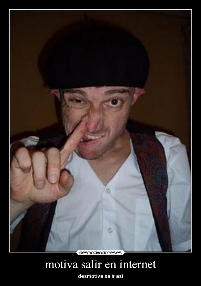 motiva salir en internet -