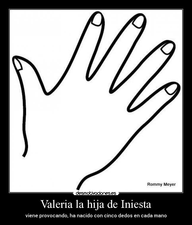 Valeria la hija de Iniesta -