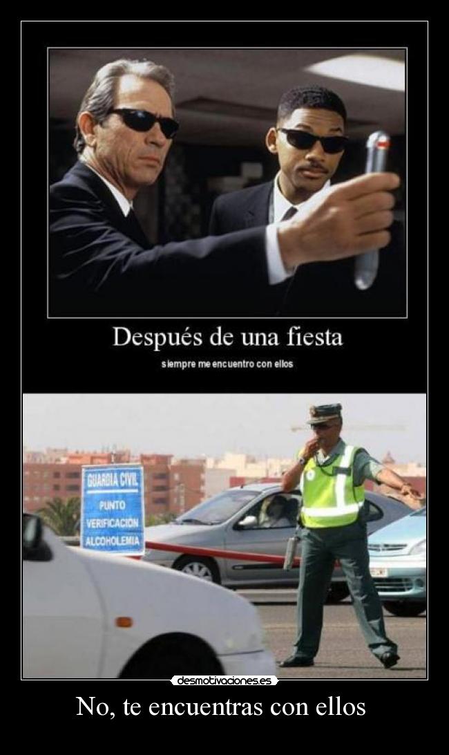 No, te encuentras con ellos -