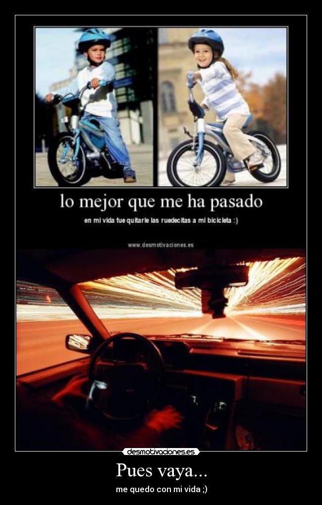 Pues vaya... - me quedo con mi vida ;)