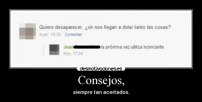 Consejos, - 
