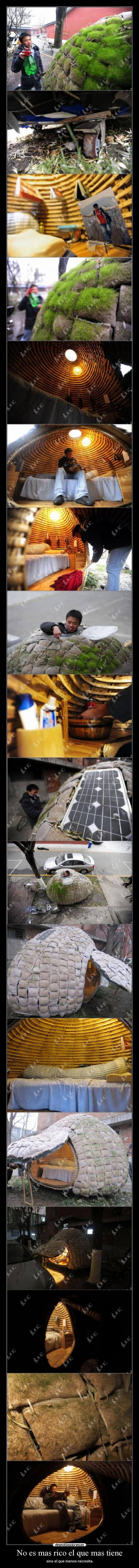 No es mas rico el que mas tiene -