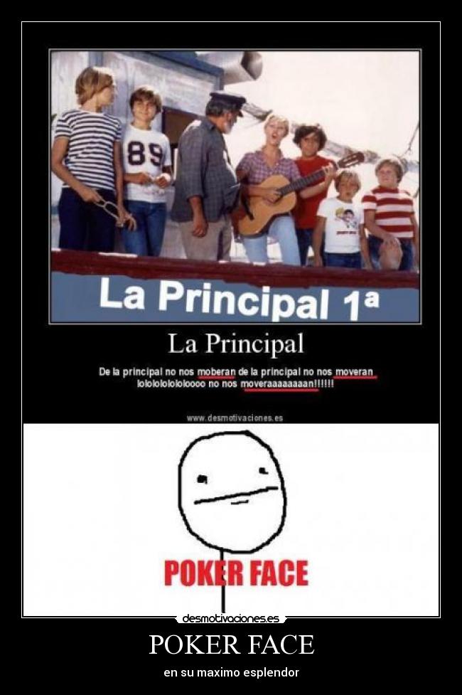 POKER FACE - en su maximo esplendor