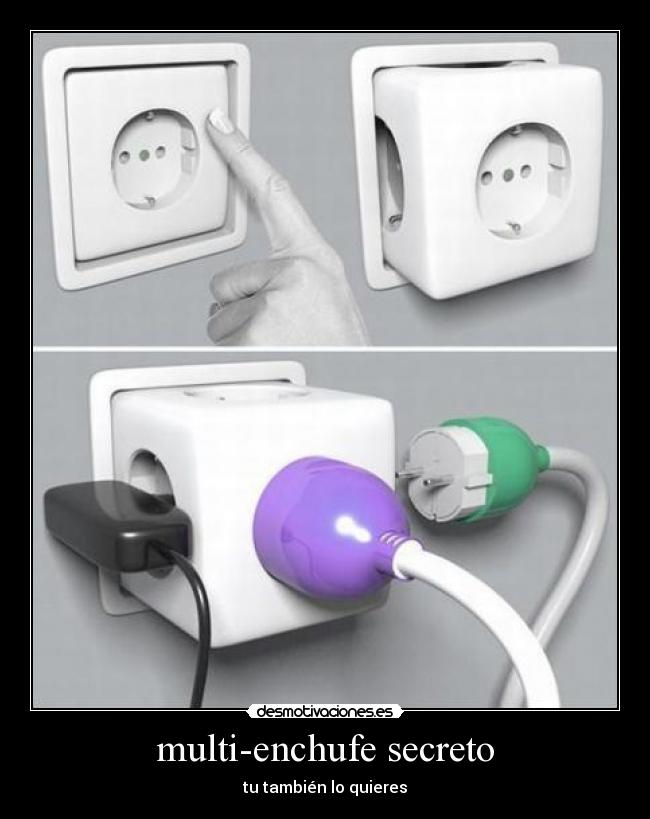 multi-enchufe secreto - 