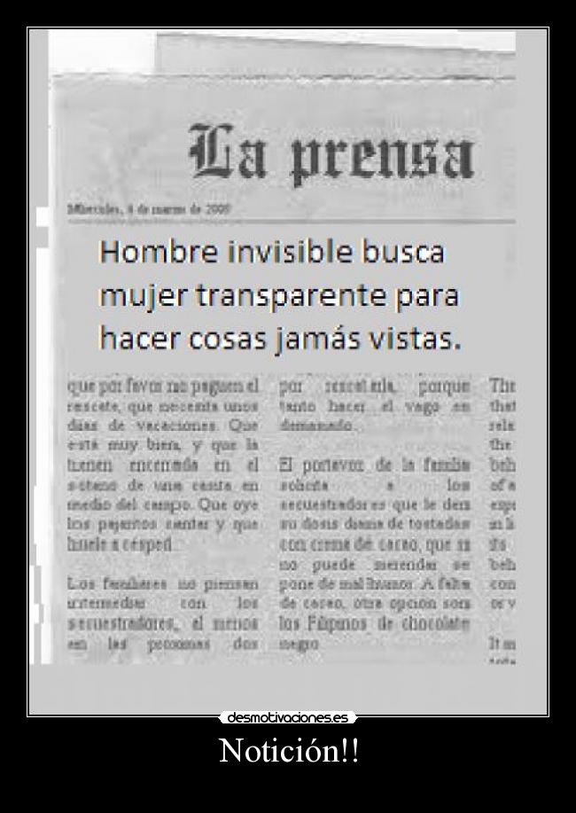 Notición!! -