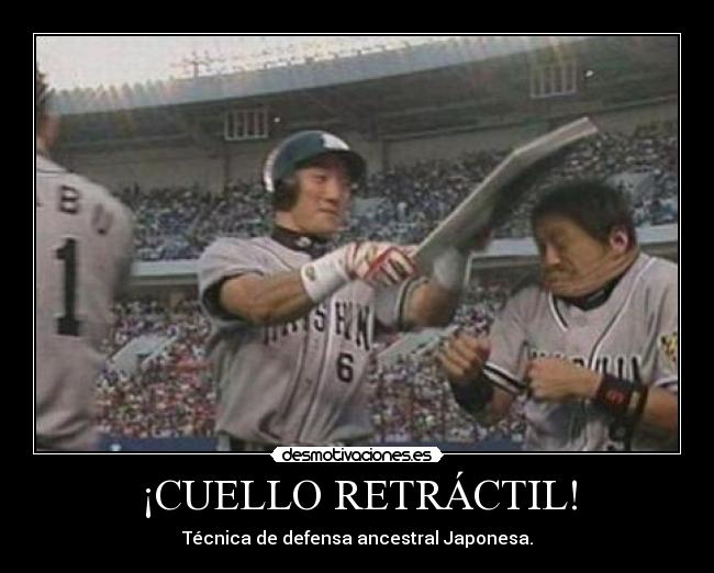 ¡CUELLO RETRÁCTIL! - Técnica de defensa ancestral Japonesa.