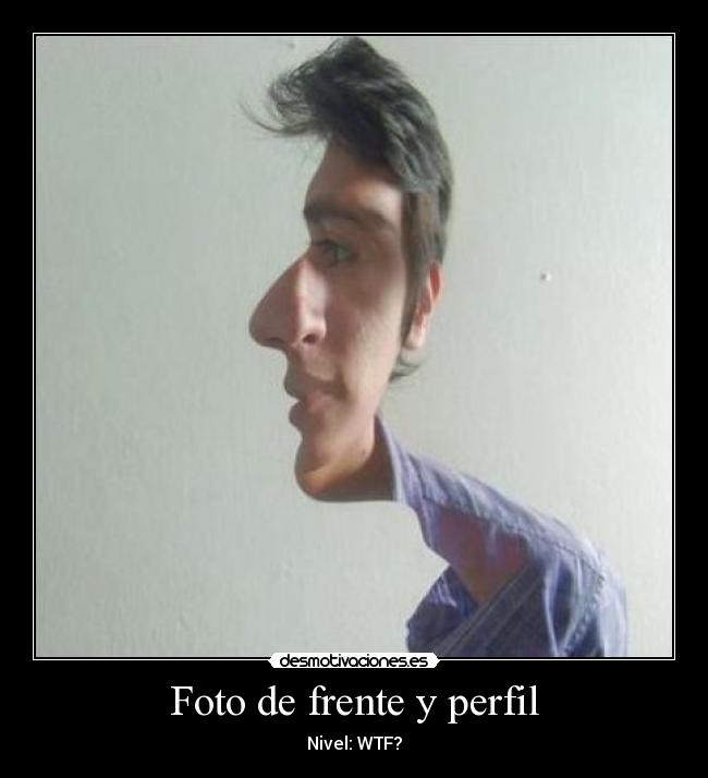 Foto de frente y perfil -