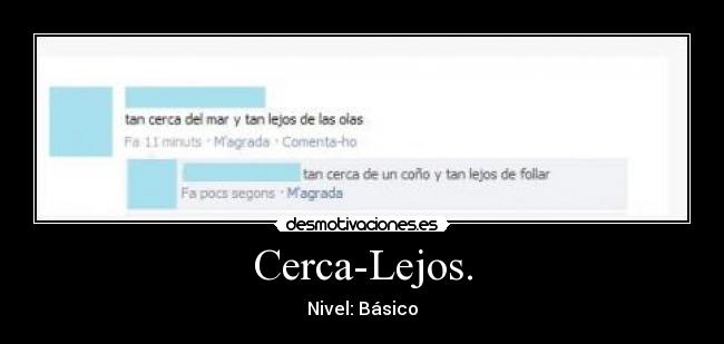 Cerca-Lejos. - Nivel: Básico