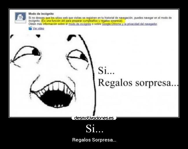 Si... - Regalos Sorpresa...
