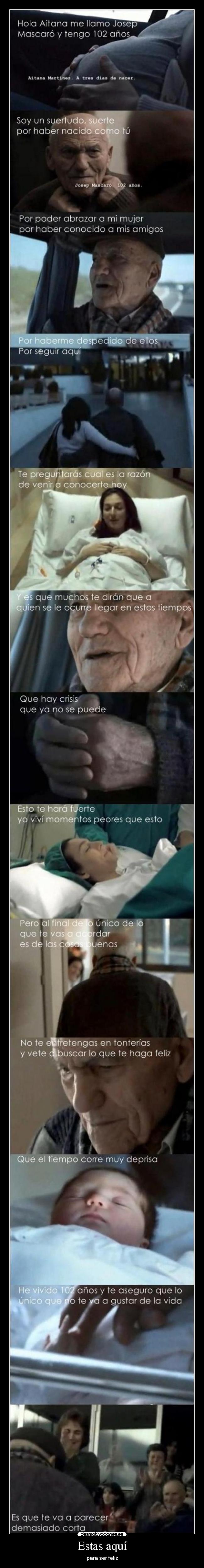 carteles estas aqui para ser feliz coca cola historia bonita larga josep aitana desmotivaciones