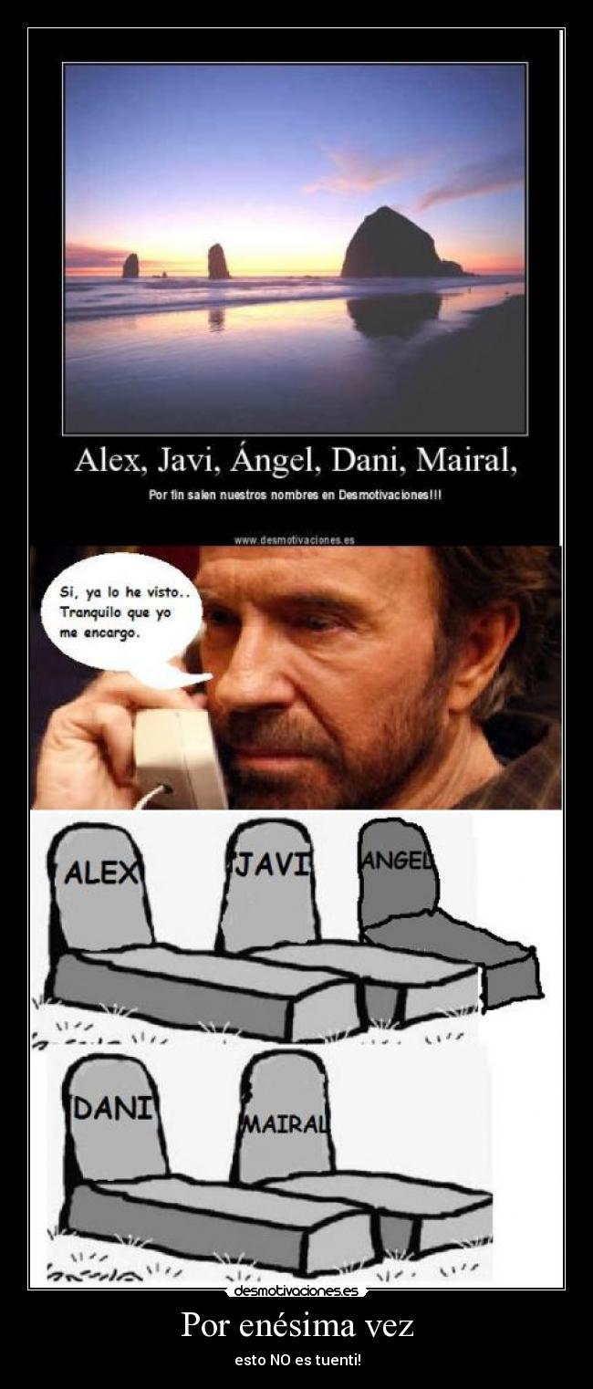 Por enésima vez - esto NO es tuenti!